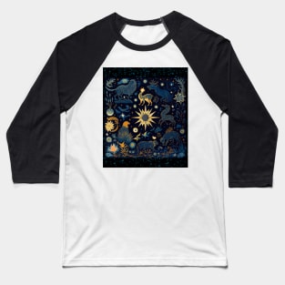 Celestial Animals Baseball T-Shirt